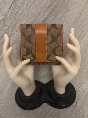 Coach Signature Bifold Compact Wallet